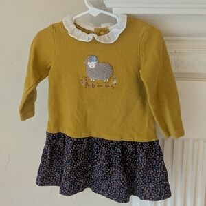 Les Enphants | Lamb Floral Colorblock Dress